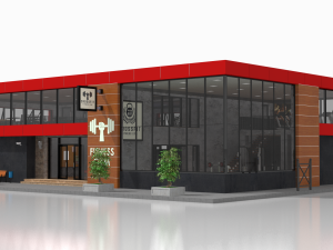 fitness center Model 3D