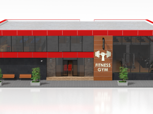 fitness center Model 3D