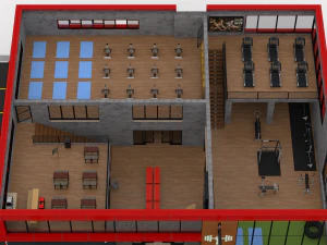 fitness center 3D Model
