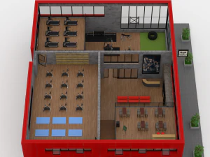 fitness center 3D Model