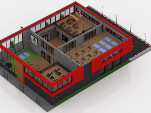 fitness center 3D Model
