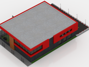 fitness center Model 3D