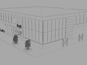 fitness center Model 3D