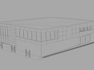 fitness center Model 3D