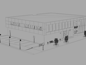 fitness center Model 3D