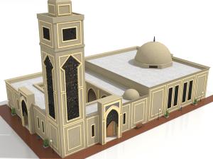 mosque Modello 3D