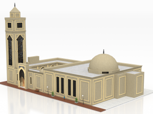 mosque Model 3D