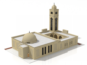 mosque Model 3D