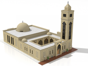 mosque Model 3D