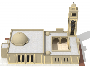 mosque Model 3D
