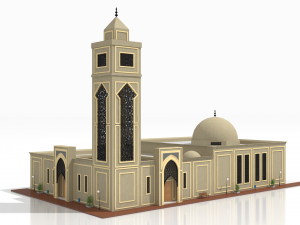 mosque Model 3D
