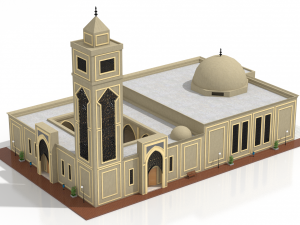 mosque Model 3D