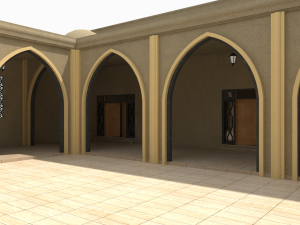 mosque Model 3D