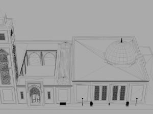 mosque Model 3D