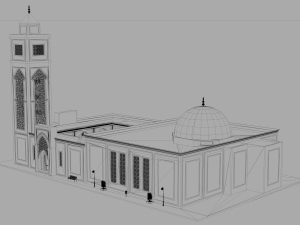 mosque Model 3D
