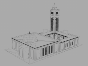 mosque Model 3D