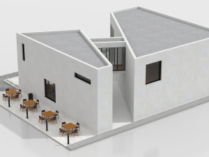 contemporary art gallery 3D Model