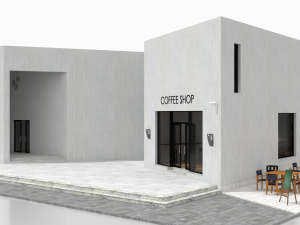contemporary art gallery 3D Model