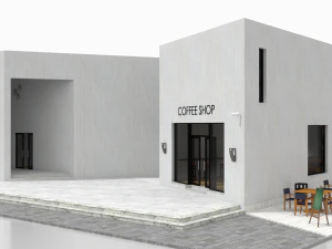 contemporary art gallery 3D Model