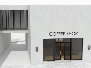 contemporary art gallery 3D Model