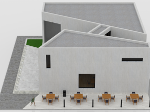contemporary art gallery 3D Model