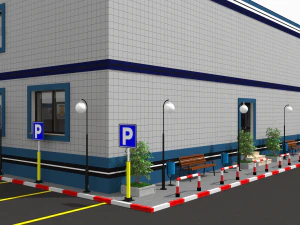 police station 3D Model