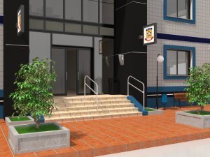 police station Modèle 3D