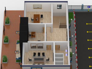 police station Modèle 3D
