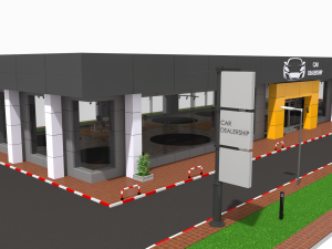 car showroom 3D Model