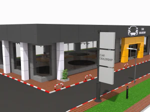 car showroom 3D Model