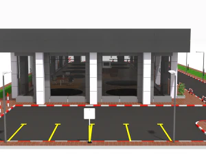 car showroom 3D Model