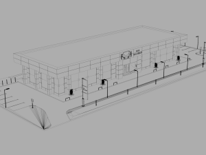 car showroom 3D Model