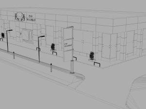 car showroom 3D Model