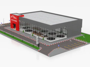 car showroom 3D Model