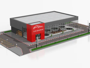 car showroom 3D Model