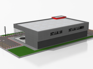 car showroom 3D Model