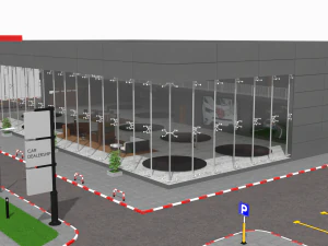 car showroom 3D Model