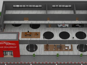 car showroom 3D Model