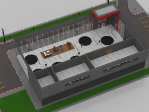 car showroom 3D Model