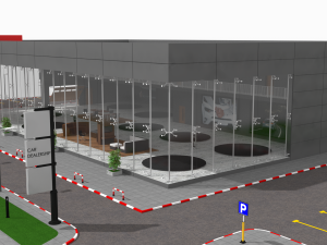 car showroom 3D Model