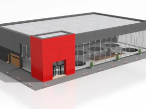 car showroom 3D Model