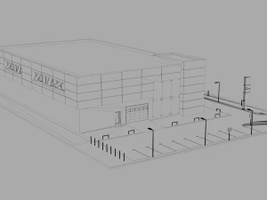 car showroom 3D Model
