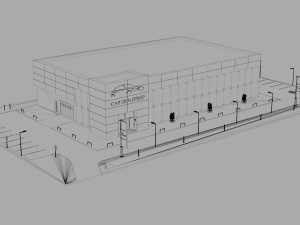 car showroom 3D Model