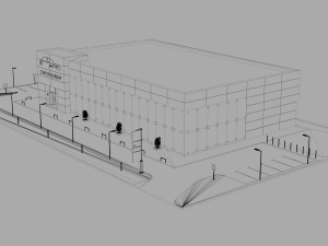 car showroom 3D Model