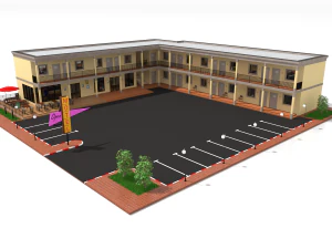 мотель 3D Модель