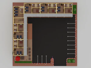 motel 3D Model