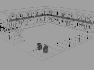 motel 3D Model