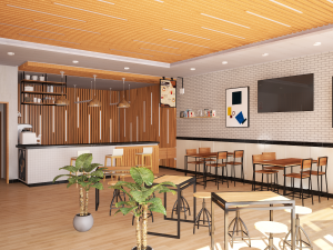 cafeteria 3D Model