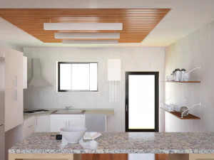 dubleks evin i&ccedil; kısmı 3D Model