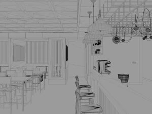 duplex house interior 3D Model